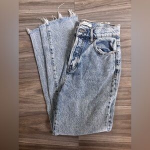 PacSun Light Blue High Rise Straight Jeans